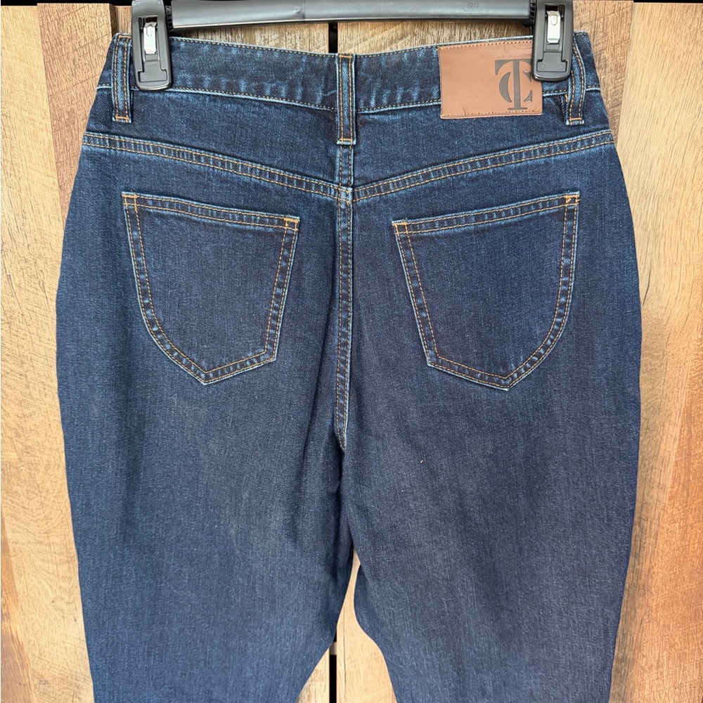 Women's Torrid Curve Rebecka High Rise Straight Leg Jeans - Dark Blue Size 27 - Picture 12 of 16
